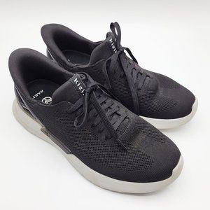 Kizik Hands-Free Women's Cairo Black Grey Outsole Sneakers, Size 9 Wide